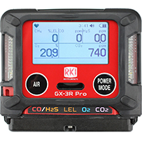 RKI GX-3R Pro Five Gas Personal Meter